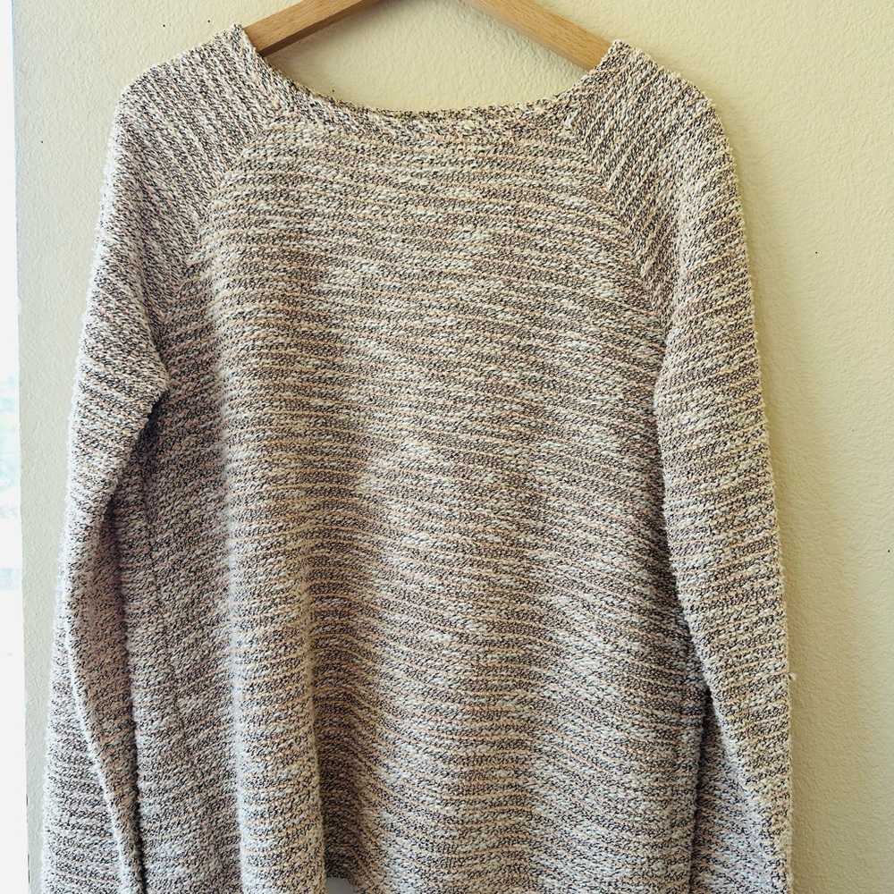 LOFT Textured Tan Sweater